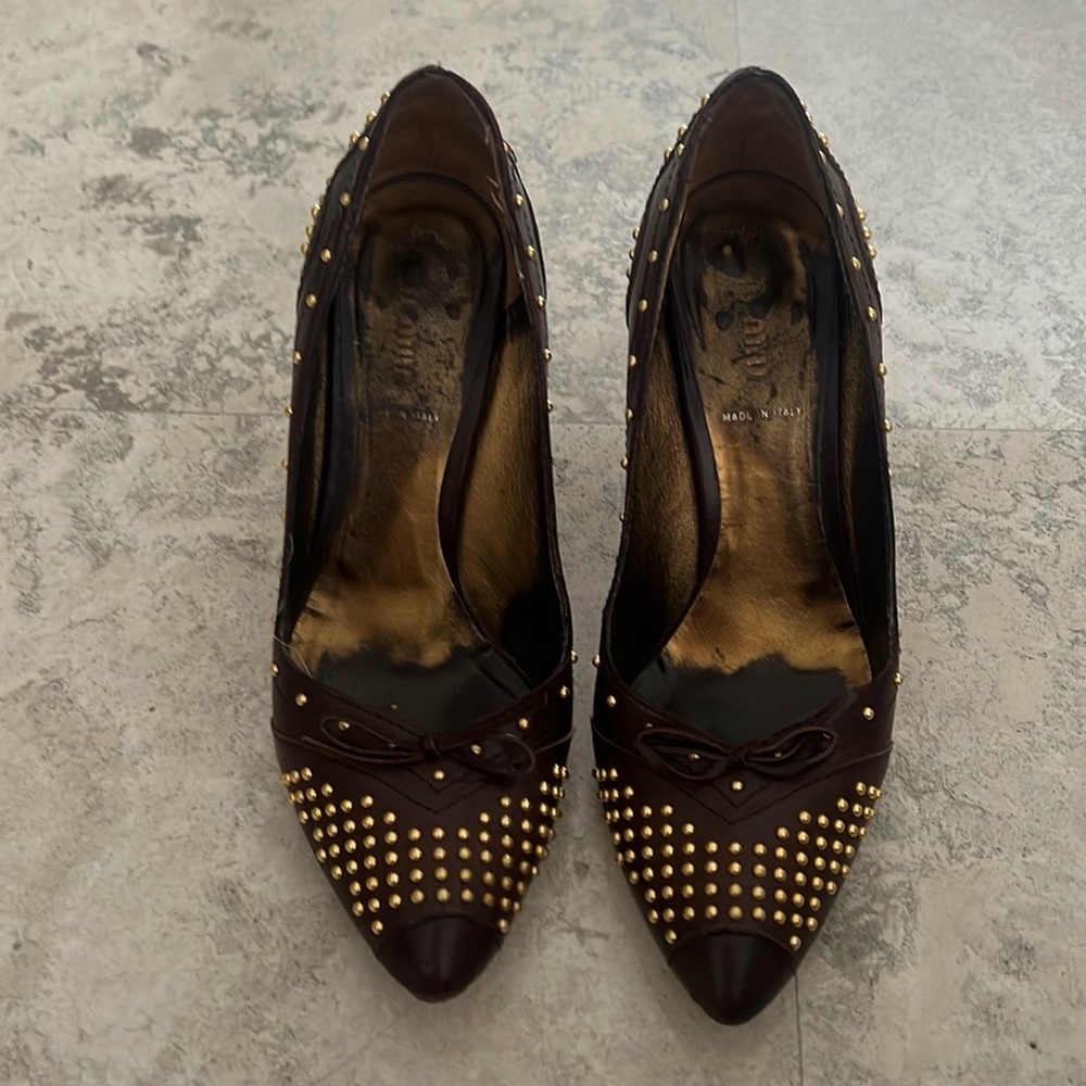 Miu miu studded pumps